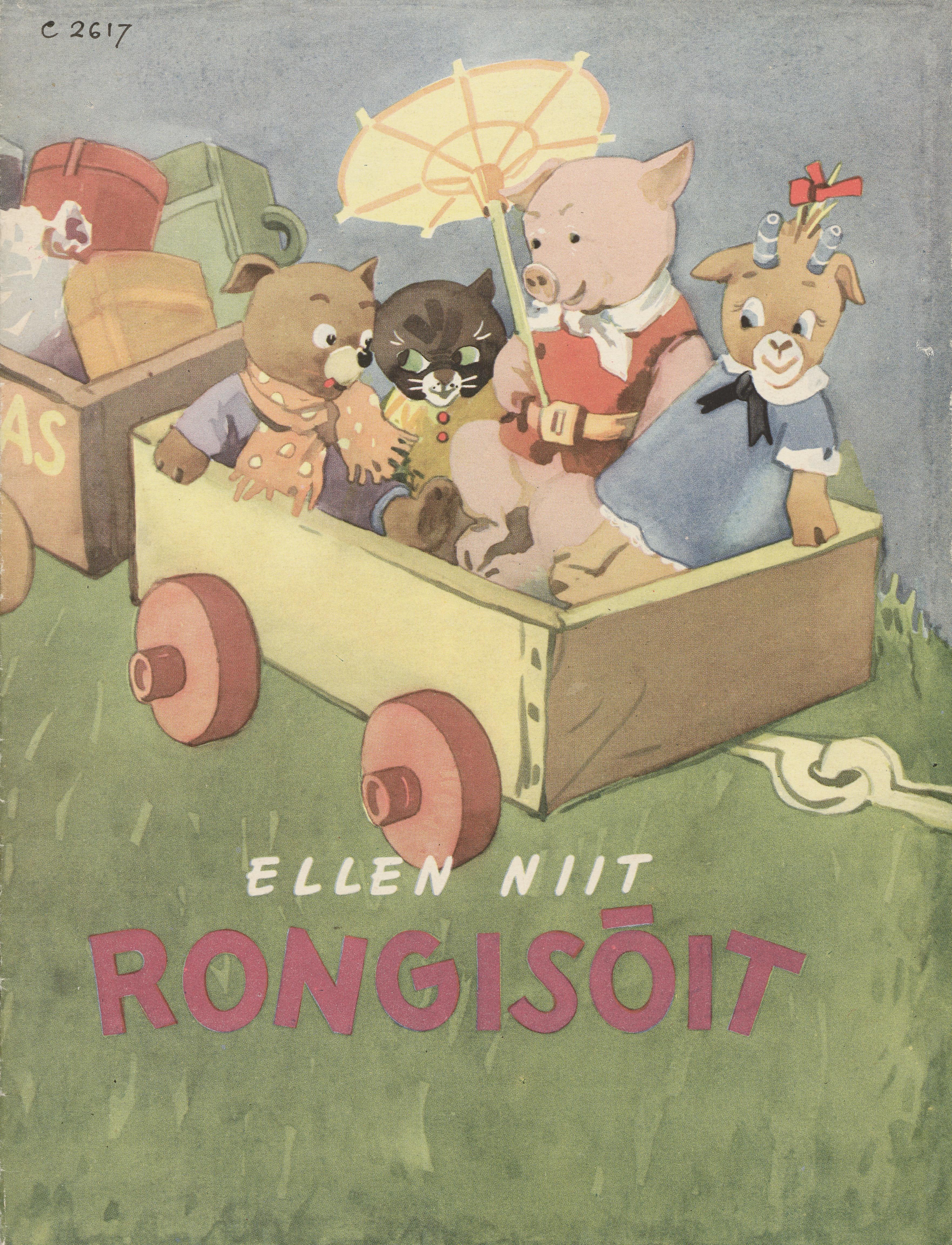 Lasteraamatu "Rongisõit" kaanepilt