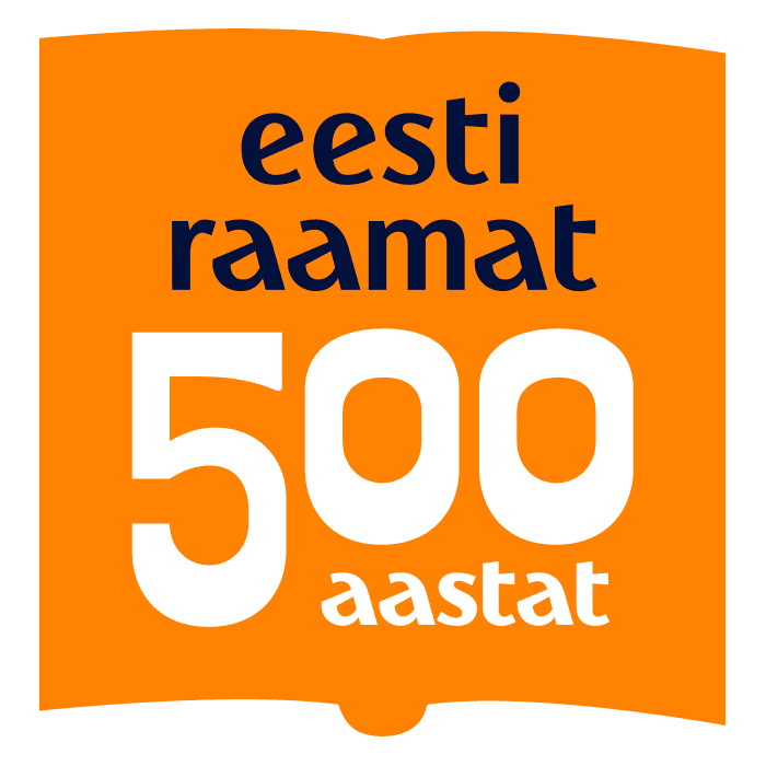 Eesti Raamat 500 logo, oranž